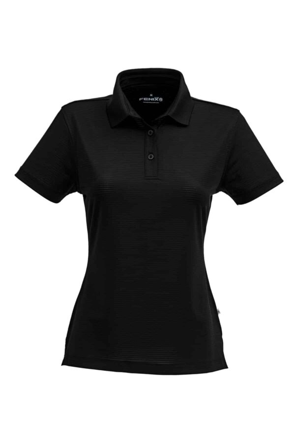 Black polo golf t shirts for ladies