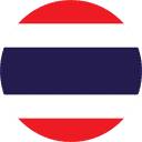 thailand flag round icon 128 golf polo shirt