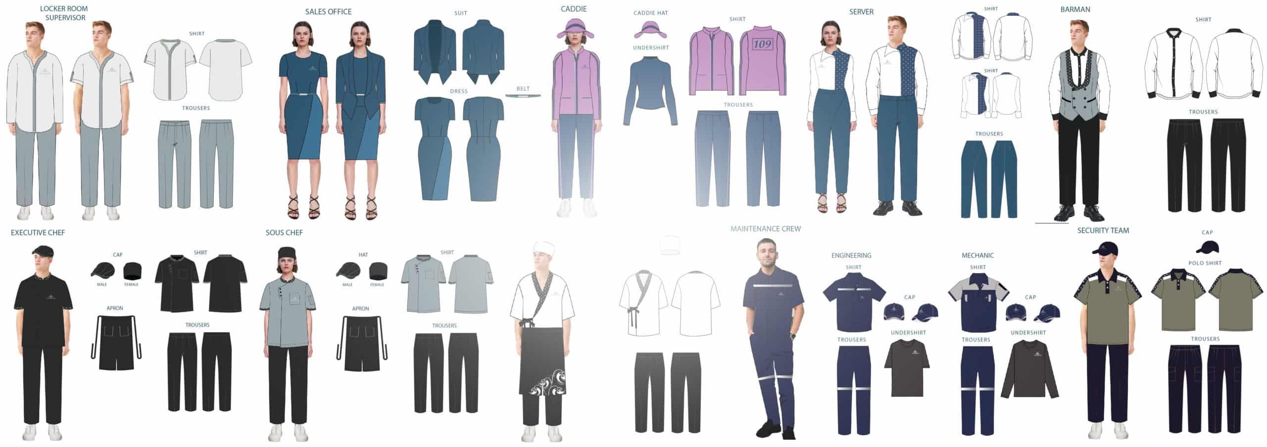 Fenix Custom Staff Uniforms
