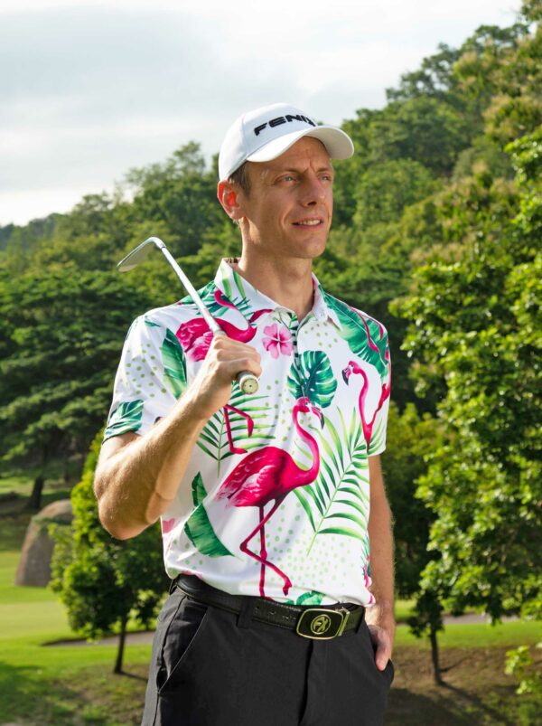 Tropical 14 golf polo shirt