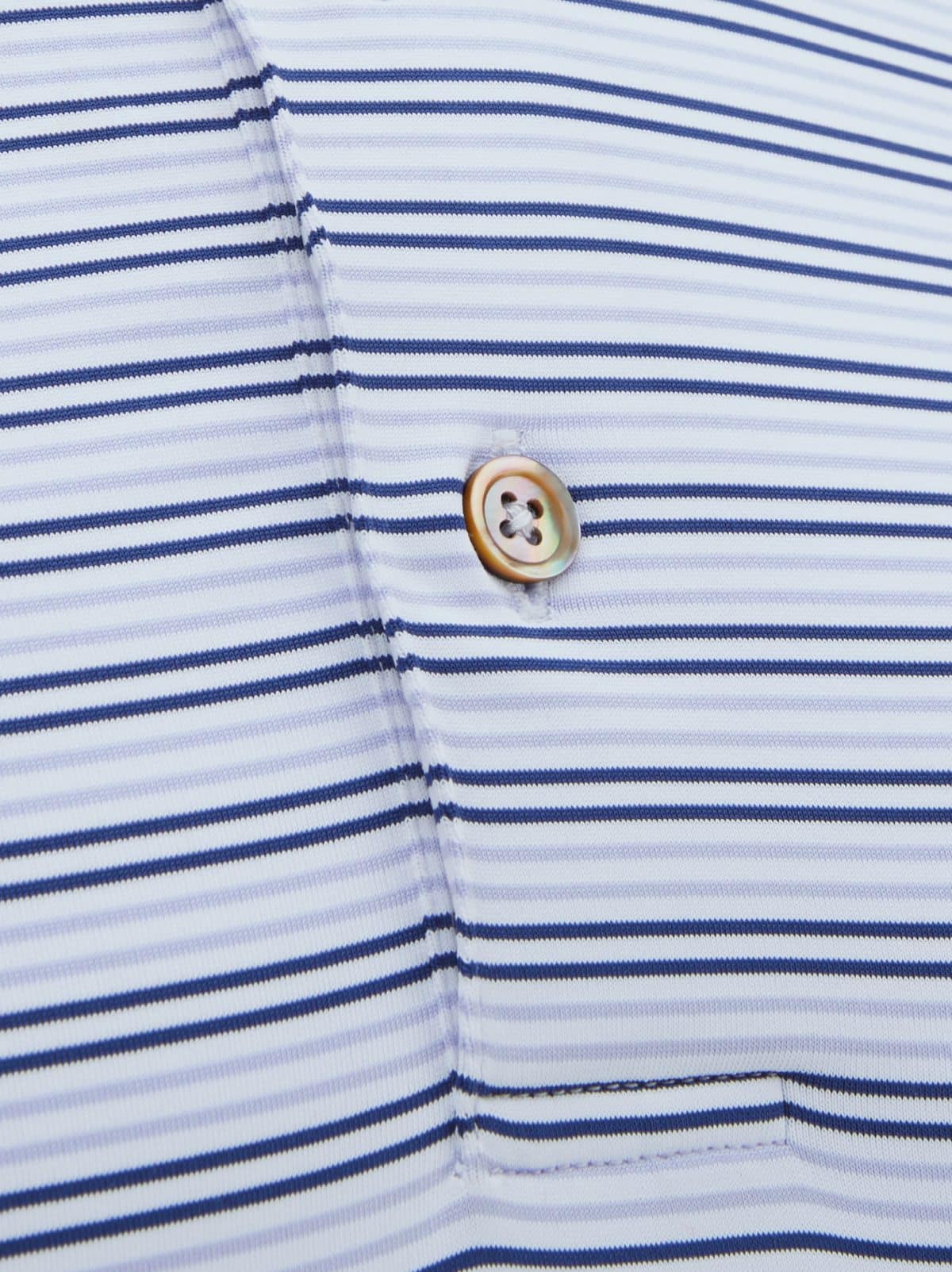 Venice White Navy Lavender Detail golf polo shirt