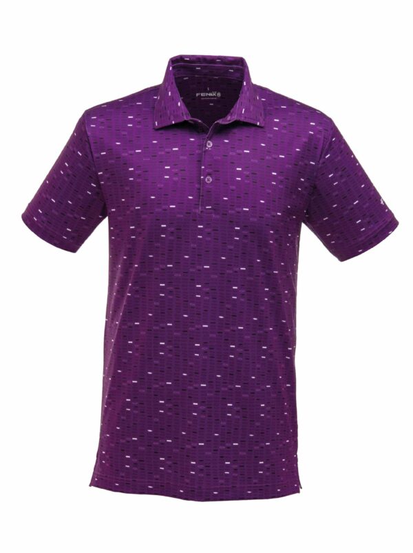 Cairn Grape golf polo shirt
