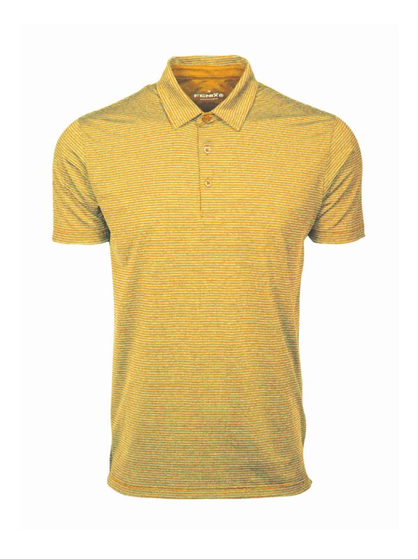 solid yellow mens golf polo shirt
