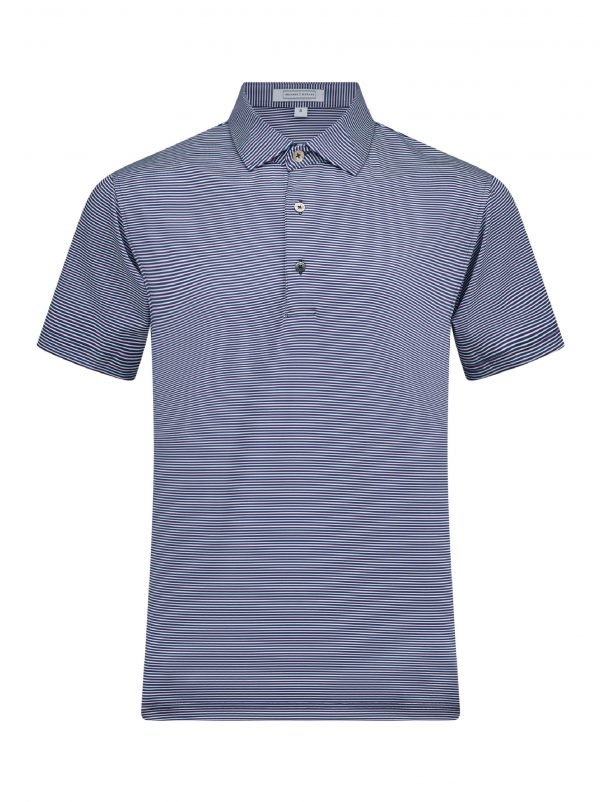 Venice Navy Lavender Sky Blue Front golf polo shirt