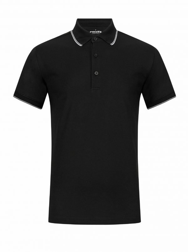 mens polo shirt tay black front 1 scaled golf polo shirt