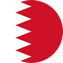 bahrain flag golf polo shirt